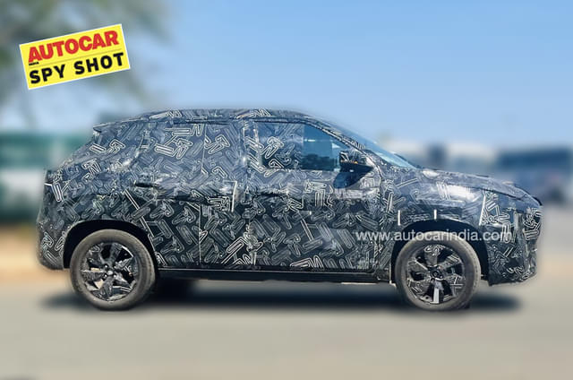 Nissan Magnite facelift new spy shots show design tweaks